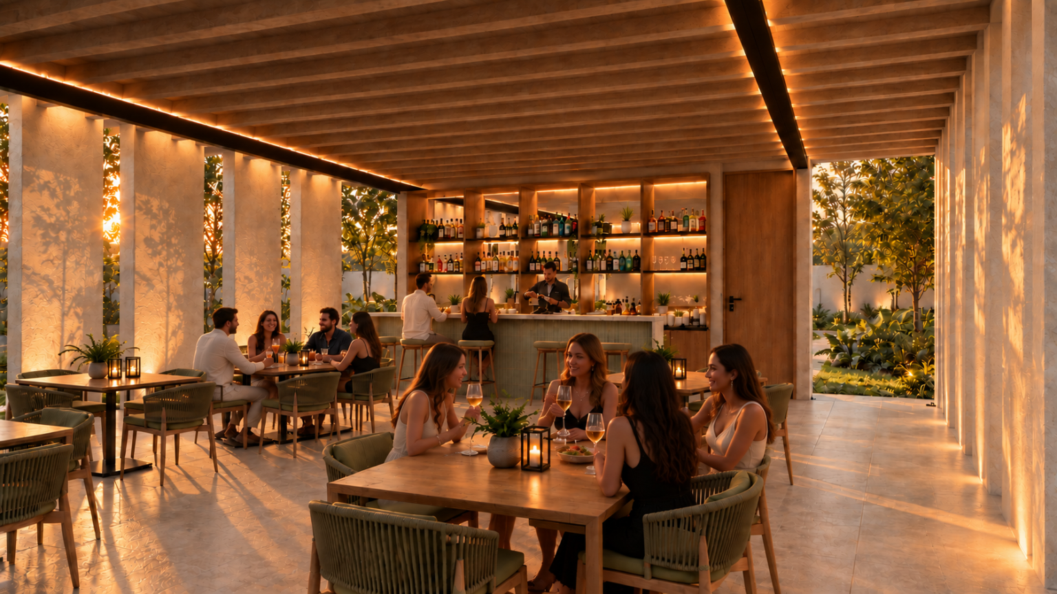 Sal&oacute;n de eventos con bar en Girona
